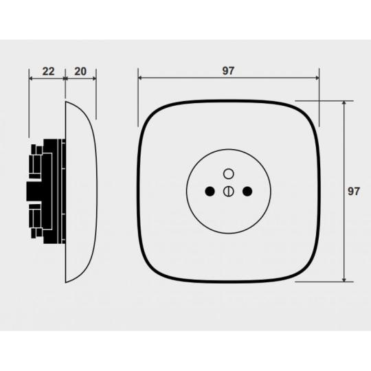 negyzet alaku keramia dugalj konnektor porcelan retro regies feher design konyha nappali szerelvenyek paraszhaz felujitas lakas dugaljak katy paty magyarorszag lameridiana meretek.jpg
